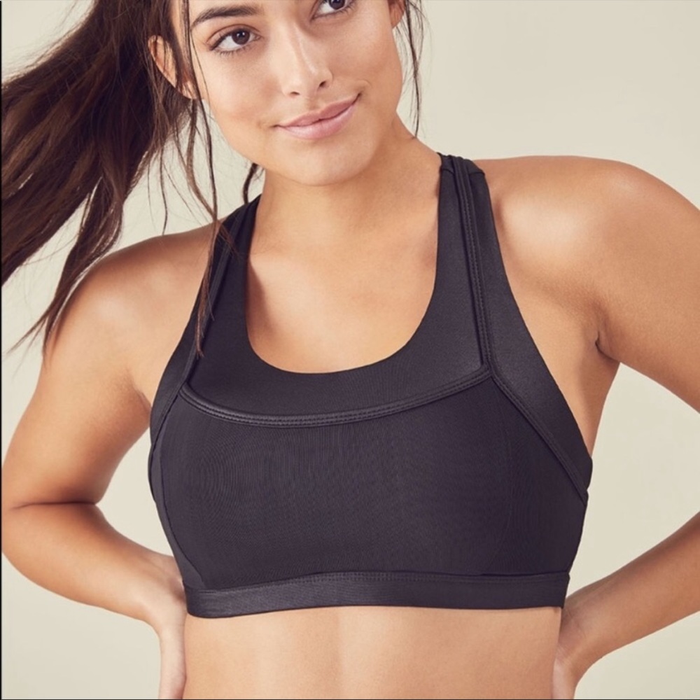 FABLETICS Celeste Black Racerback Sports Bra